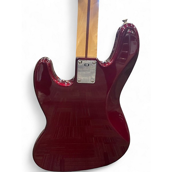 Used Fender JAZZ BASS Midnight Wine Electric Bass Guitar