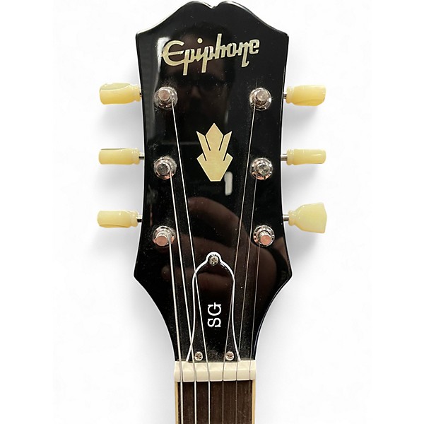 Used Epiphone Sg trad pro Graphite black Solid Body Electric Guitar