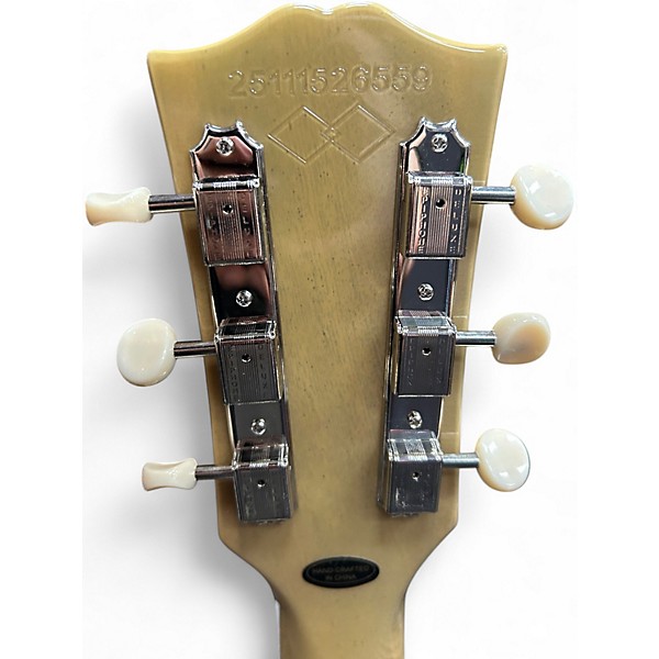 Used Epiphone INSPIRED BY GIBSON 1960 LES PAUL DOUBLE CUT TV Yellow Solid Body Electric Guitar