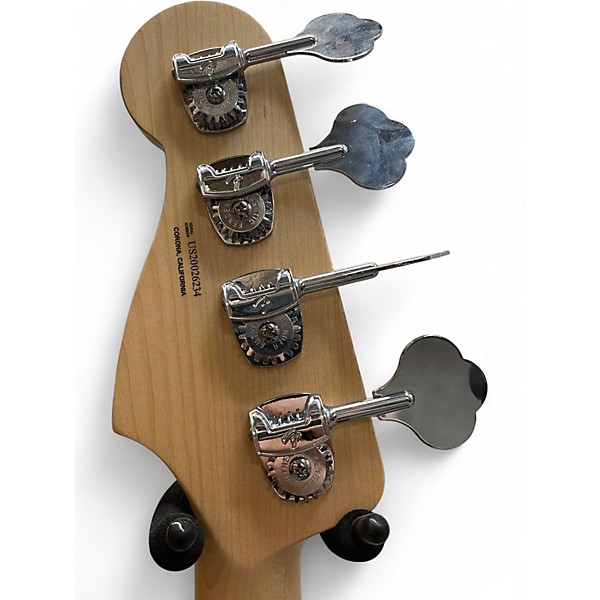 Used Fender American Performer Precision Bass SATIN LAKE PLACID BLUE Electric Bass Guitar