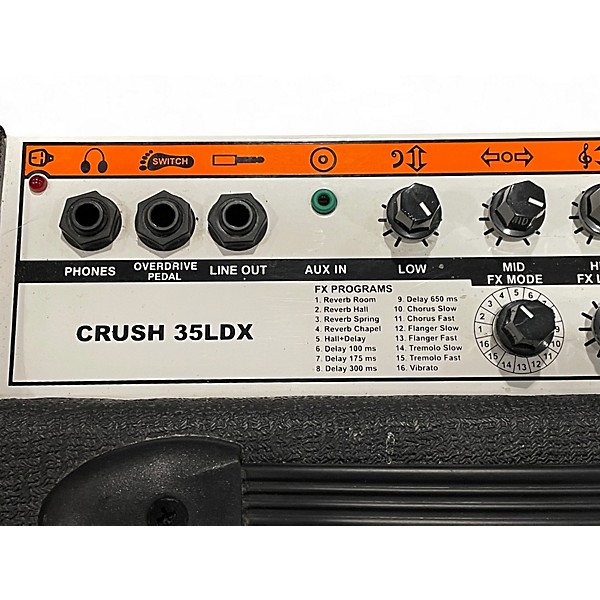 Used Orange Amplifiers Crush 35LDX Guitar Combo Amp