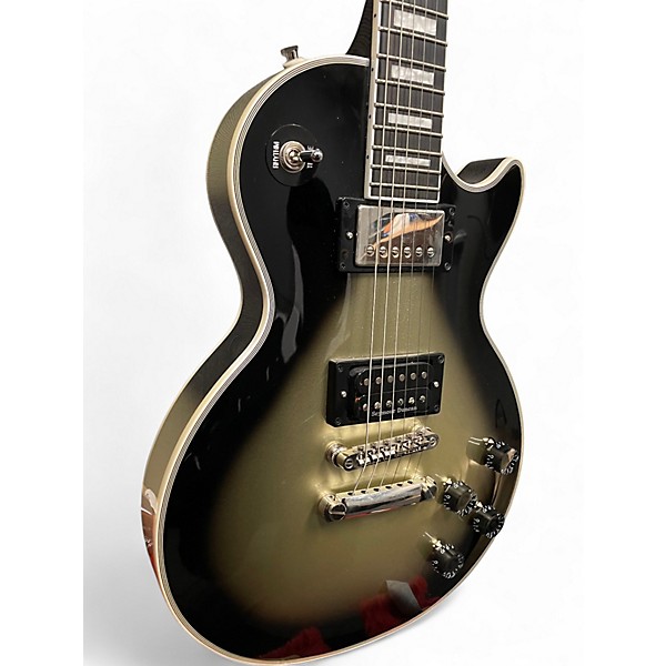 Used Epiphone Adam Jones Signature Art Series Les Paul Custom Silverburst Solid Body Electric Guitar