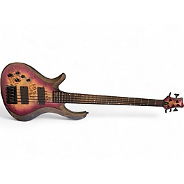 Used Schecter Guitar Research Riot 5 AURORA BURST Electric Bass Guitar