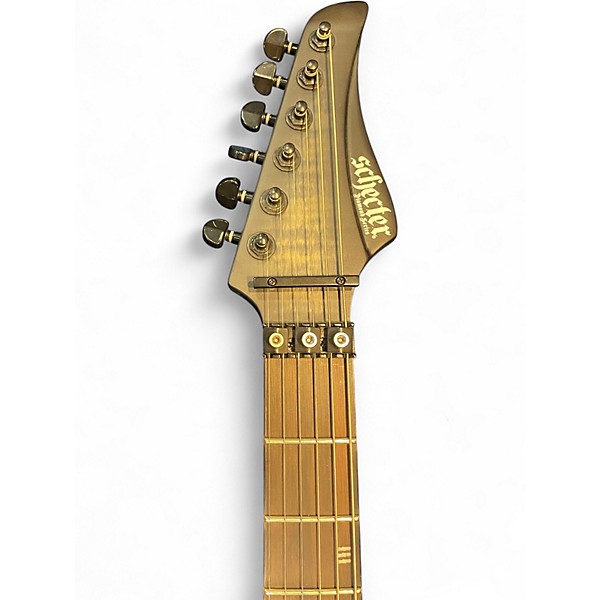 Used Schecter Guitar Research Banshee Left Handed TRANSPARENT BLACK Electric Guitar