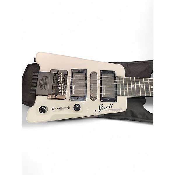 Used Steinberger Spirit GT-PRO Deluxe White Electric Guitar