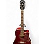 Used Epiphone hummingbird red Acoustic Electric Guitar