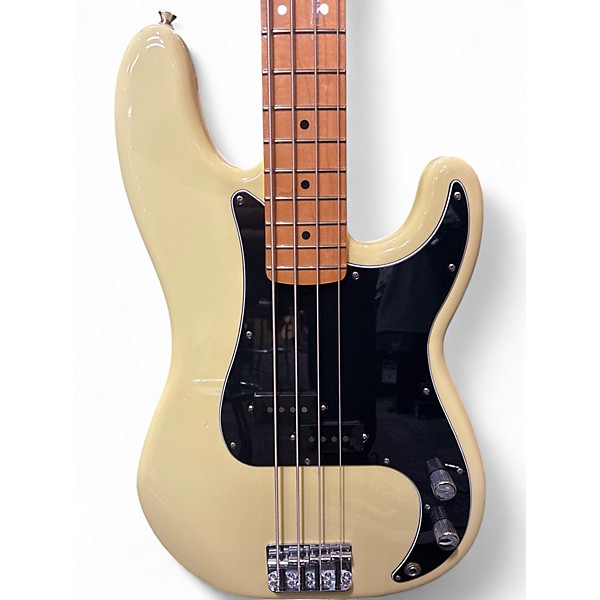 Used Fender Player II Precision Bass Yellow Electric Bass Guitar