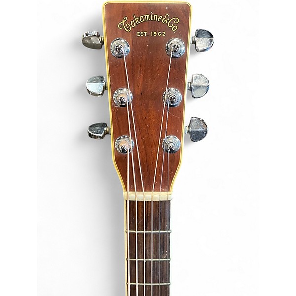 Vintage 1970s Takamine F375S Natural Acoustic Guitar