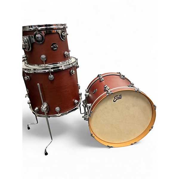 Used DW 3 Piece Performance Series Brown Drum Kit