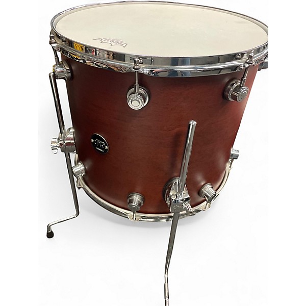 Used DW 3 Piece Performance Series Brown Drum Kit