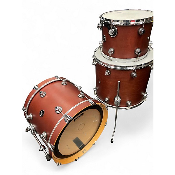 Used DW 3 Piece Performance Series Brown Drum Kit