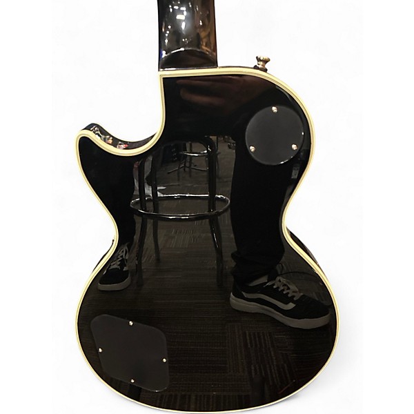 Used Epiphone Les Paul Custom Silverburst Solid Body Electric Guitar