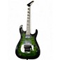 Used 2023 Jackson JS32 Dinky Trans Green Burst Solid Body Electric Guitar thumbnail