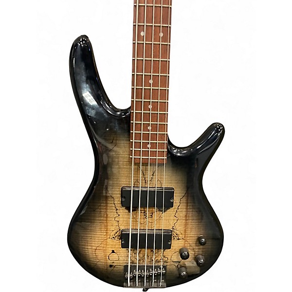 Used Ibanez GIO SOUNDGEAR BLACK BURL Electric Bass Guitar