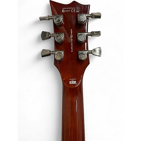 Used ESP LTD EC1000 Deluxe Brown Sunburst Solid Body Electric Guitar