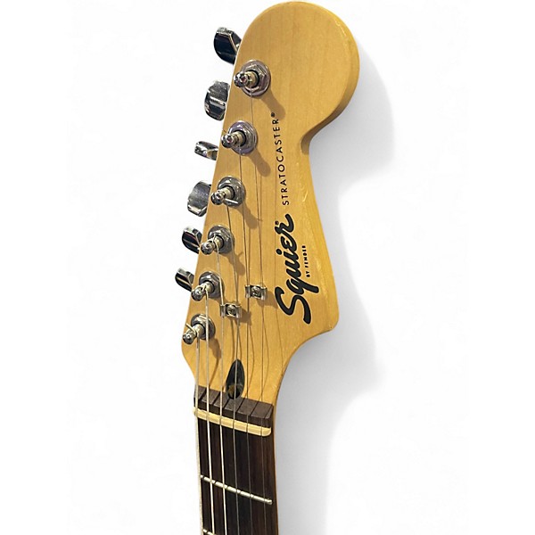 Used Squier Standard Stratocaster Candy Apple Red Solid Body Electric Guitar