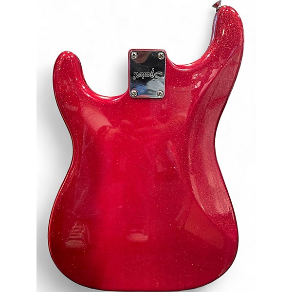 Used Squier Standard Stratocaster Candy Apple Red Solid Body Electric Guitar
