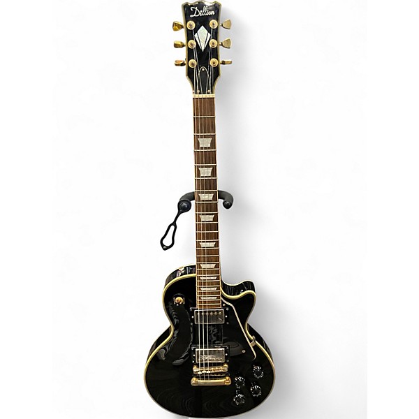 Used Dillion DL650 Black and Gold Solid Body Electric Guitar