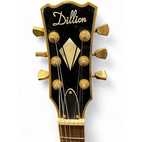 Used Dillion DL650 Black and Gold Solid Body Electric Guitar