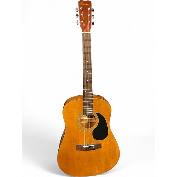 Used Hohner HW300G Natural Acoustic Guitar