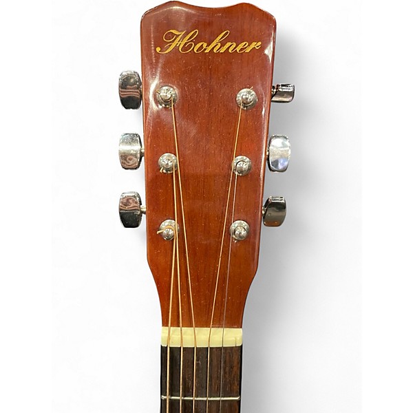Used Hohner HW300G Natural Acoustic Guitar