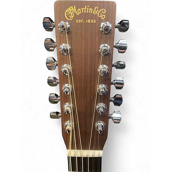 Used 2011 Martin D1228 Natural 12 String Acoustic Guitar