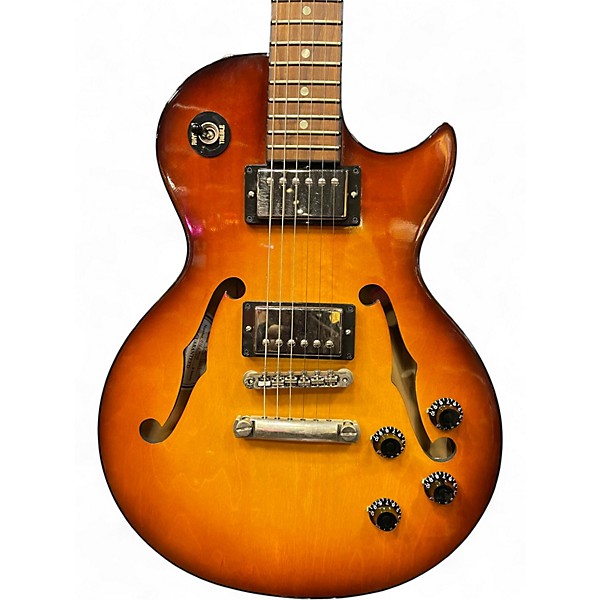 Used 2016 Gibson ES Les Paul 2 Tone Sunburst Hollow Body Electric Guitar