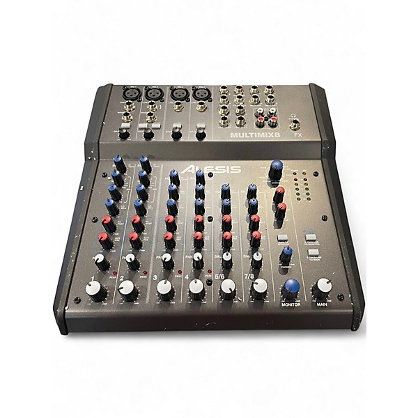 Used Alesis MultiMix 8 FX USB 8-Channel Unpowered Mixer