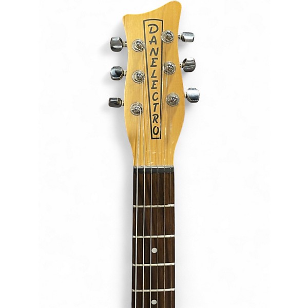 Used Danelectro Danoblaster Blue Burst Sparkle Solid Body Electric Guitar