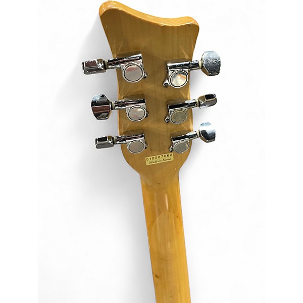 Used Danelectro Danoblaster Blue Burst Sparkle Solid Body Electric Guitar