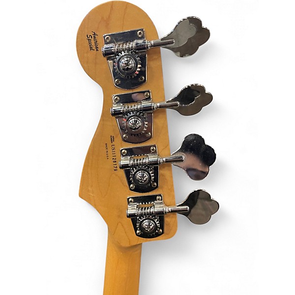 Used Fender American Special Jazz Bass Black Electric Bass Guitar