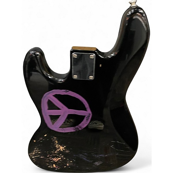 Used Fender American Special Jazz Bass Black Electric Bass Guitar