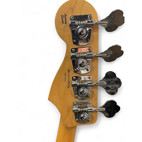 Used Fender American Special Jazz Bass Black Electric Bass Guitar