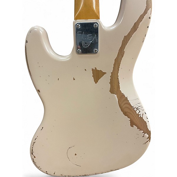 Used Fender Flea Signature Jazz Bass Shell Pink Electric Bass Guitar