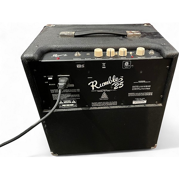 Used Fender Rumble 25 25W 1x8 Bass Combo Amp