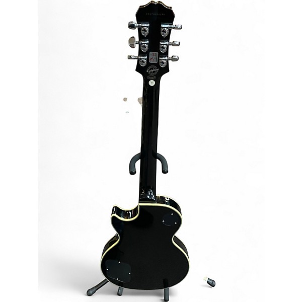 Used Epiphone Les Paul Custom Black Solid Body Electric Guitar
