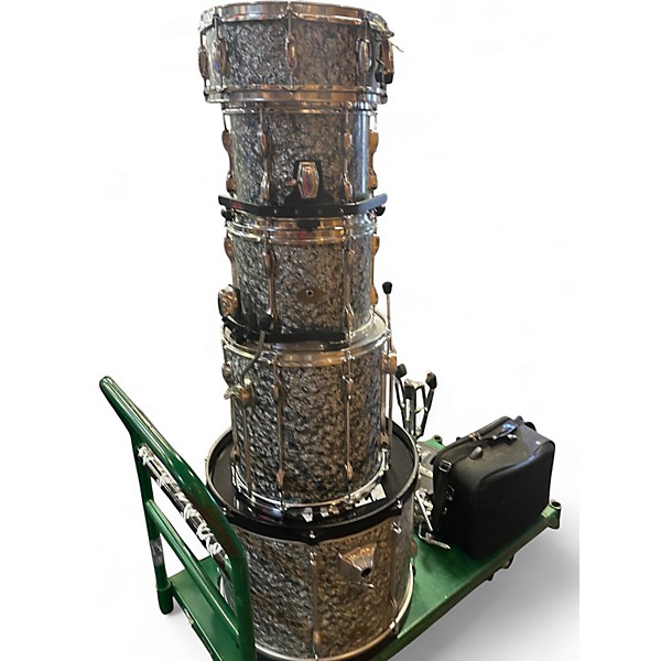 Used TAMA 5 Piece Rockstar White Drum Kit