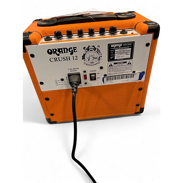 Used Orange Amplifiers Crush 12 Guitar Combo Amp