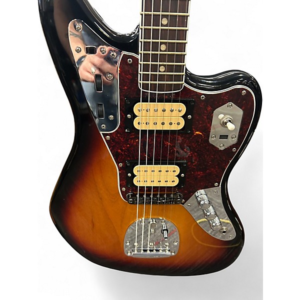 Used Fender Kurt Cobain Signature Jaguar NOS 3 Color Sunburst Solid Body Electric Guitar