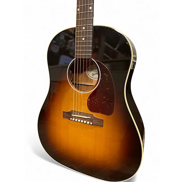 Used Gibson J45 Standard Vintage Sunburst Acoustic Electric Guitar