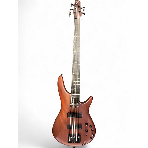 Used Ibanez SR505 5 String Natural Electric Bass Guitar