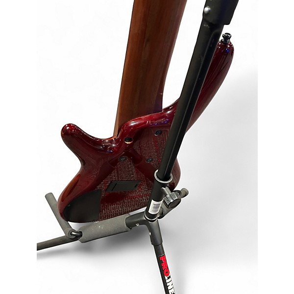 Used Ibanez SRMS806 Amber Electric Bass Guitar