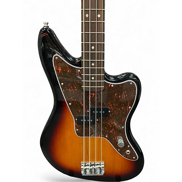 Used Fender MARK HOPPUS JAG SUNBURST Electric Bass Guitar