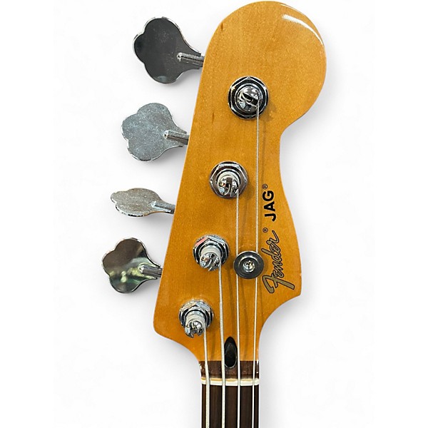 Used Fender MARK HOPPUS JAG SUNBURST Electric Bass Guitar