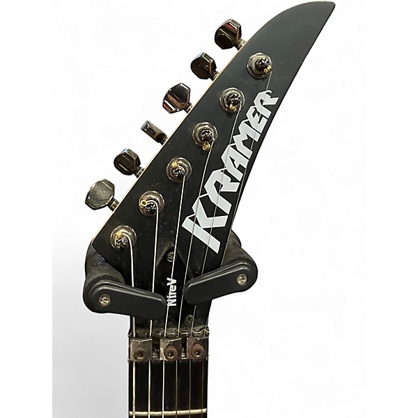 Used Kramer NITE V Black Solid Body Electric Guitar
