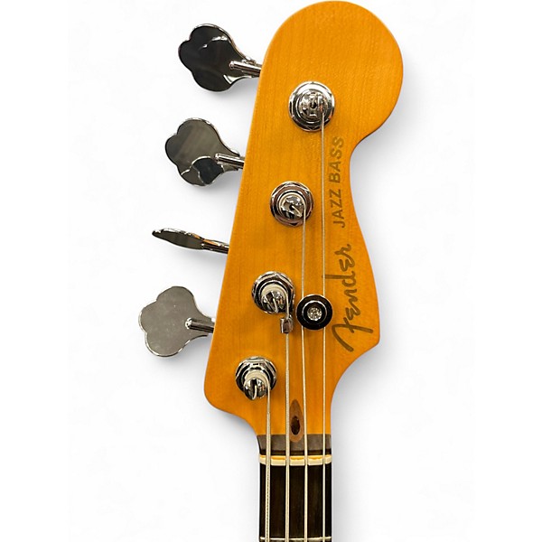 Used Fender American Ultra II Jazz Bass Texas Tea Electric Bass Guitar