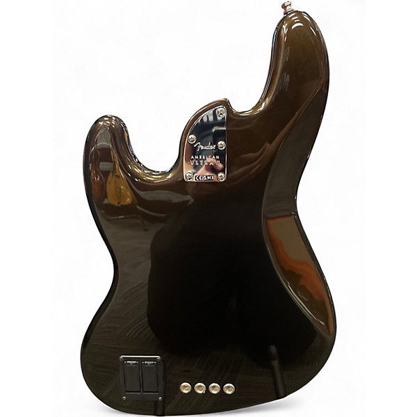 Used Fender American Ultra II Jazz Bass Texas Tea Electric Bass Guitar