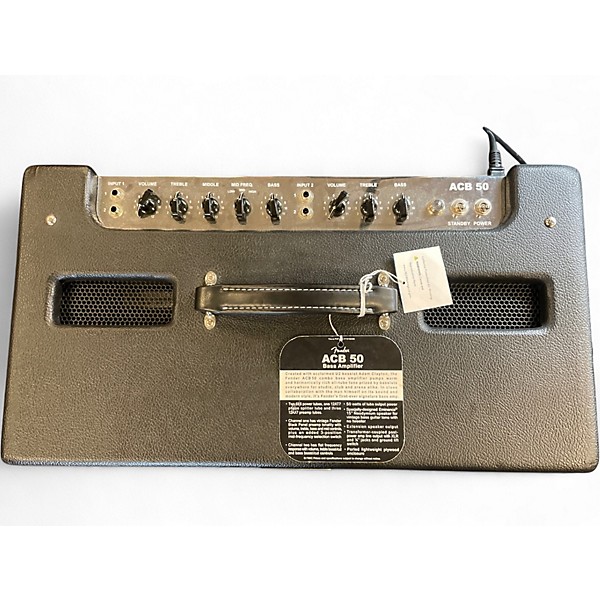 Used Fender ACB50 Adam Clayton Signature Tube Bass Combo Amp