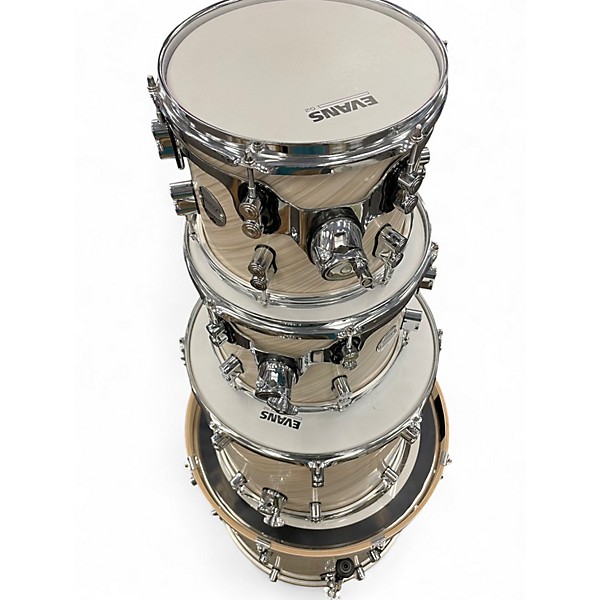 Used PDP by DW 4 Piece Concept Series TWISTED IVORY Drum Kit