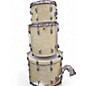Vintage 1967 Ludwig 3 Piece BUDDY RICH COCKTAIL DRUMS 1967 Silver Oyster Pearl Drum Kit thumbnail